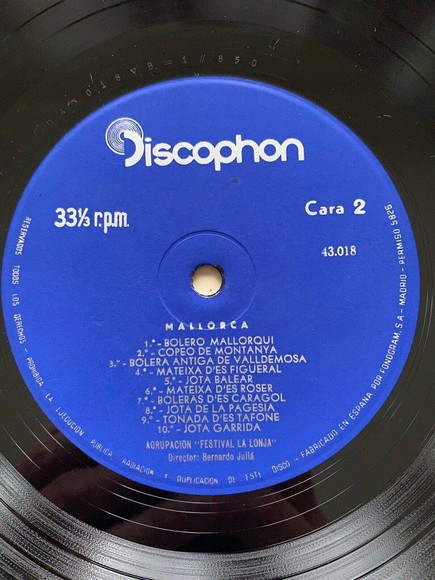 Mallorca Festival La Lonja LP 1963 Discophon VG+ Vinyl Record w/ Booklet - Picture 8 of 8